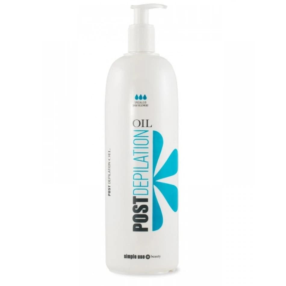 Simple use post depilation oil