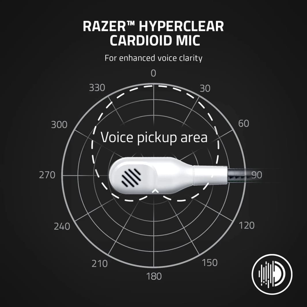 Razer Kaira X for PlayStation Wired Gaming Headset for PS5 - White