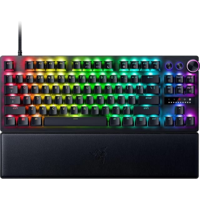 Razer Huntsman V3 Pro TKL Esports، مفاتيح بصرية تناظرية، مشغل سريع