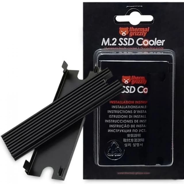 Grizzly NVME M.2 SSD Cooler 2x PAD THERMAL PAD SSD THESTINC M.