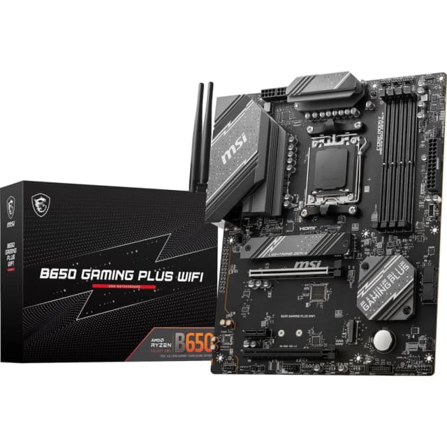 MSI B650 Gaming Plus WiFi 6e DDR5 AM5 دعم AMD Ryzen 7000 Series PCIe 4.0 2x M.2 USB 3.2 Gen 2 ATX Mainboard