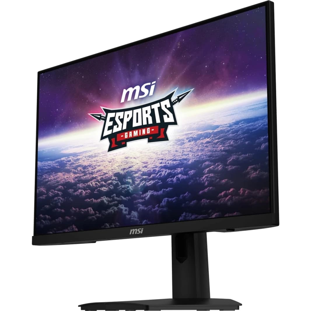 MSI G244F E2 24 "IPS السريع 1ms Full HD 180Hz FreeSync 180 ٪ SRGB الرؤية الليلية واللون gamut w/ 2x HDMI ومنفذ العرض - الأسود