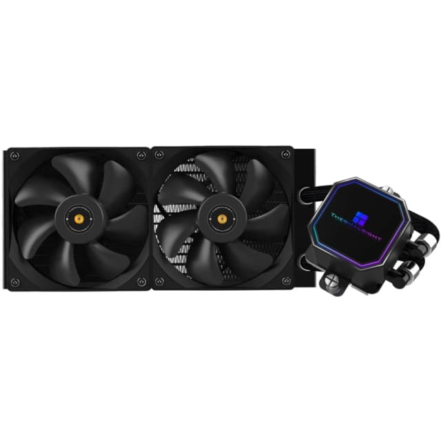 PRISM FROZEN THERMALRIGHT FROZEN 240 PWM مضخة PWM سائلة 3300RPM TL -E12 Series 2x PWM مروحة لـ AMD/Intel - أسود