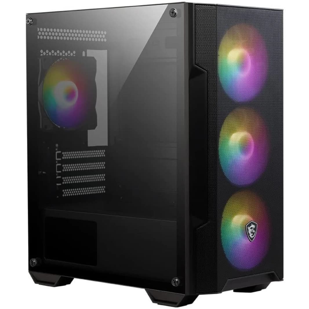 MSI Mag Forge M100A MICRO-ATX TOWER GLASS 4X 120MM AUTO-RGB FOR