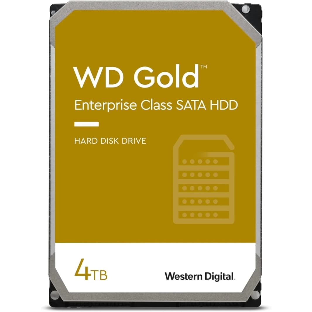 Western Digital 4TB WD Gold Enterprise Class HDD 7200 RPM Class 256 MB Cache 3.5"