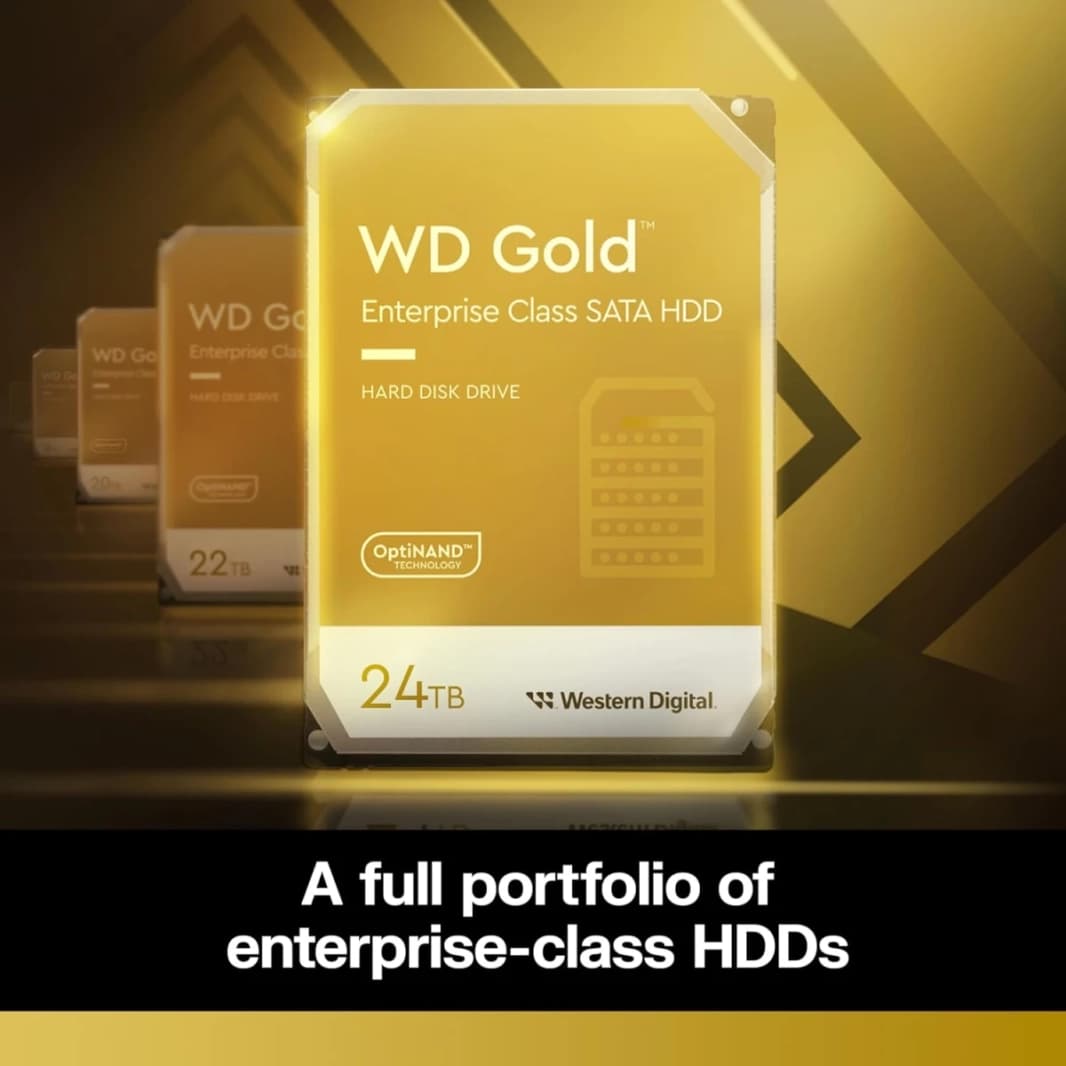 Western Digital 4TB WD Gold Enterprise Class HDD 7200 RPM Class 256 MB Cache 3.5"