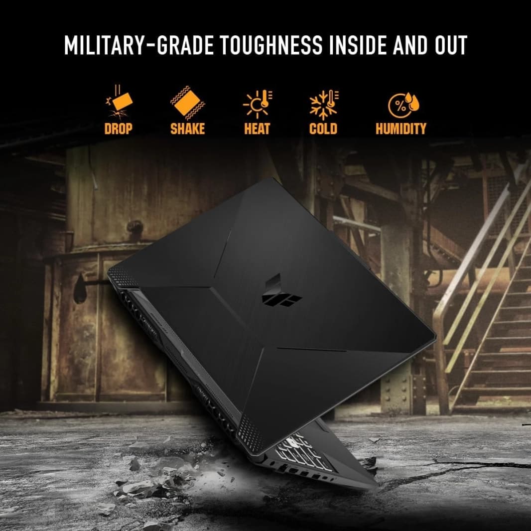ASUS TUF Gaming A15 (2024) FA506NFR NEW 7GEN AMD RYZEN 7 8 CORES W/ NVIDIA RTX 2050 4GB & 144Hz Display - Mecha Gray