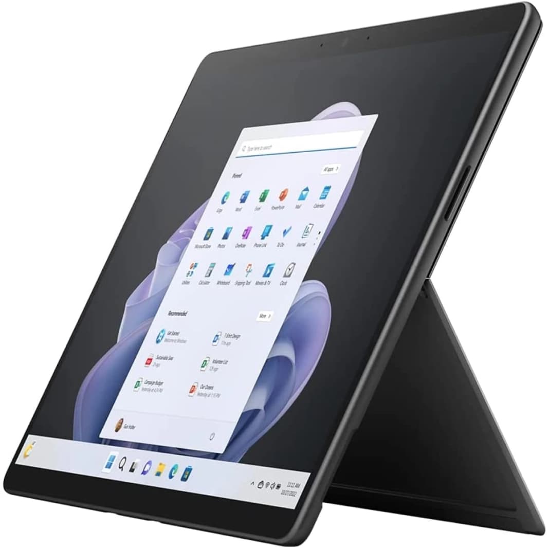Microsoft Surface Pro 9 (أحدث طراز) 12Gen Intel Core i5 10-Cores 2-in-1 Touch w/ 2.8k 120hz الشاشة وتخزين 256 جيجا بايت-الجرافيت