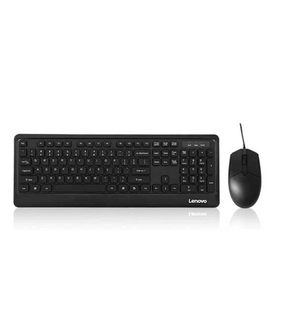 مجموعة لوحة المفاتيح والفأرة السلكية الخفيفة والرفيعة Lenovo KM102