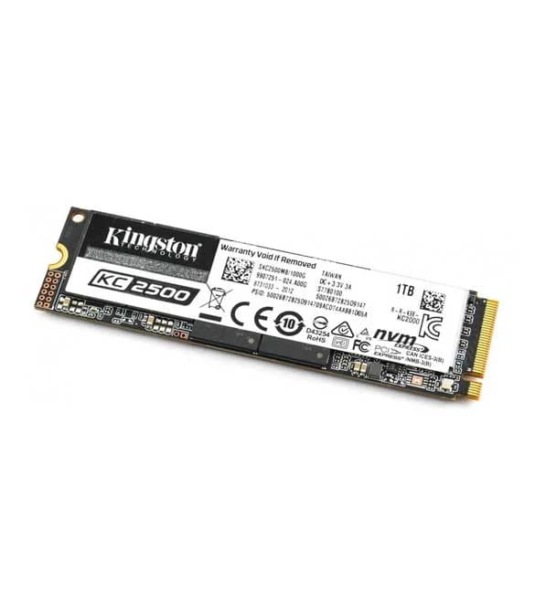 KINGSTON KC2500 SSD بسعة 1 تيرابايت M.2 NVME PCIE