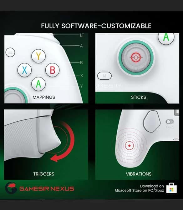 وحدة تحكم GameSir G7 SE السلكية