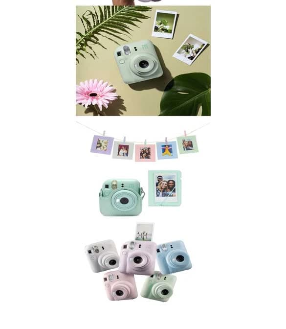 كاميرا فوجي فيلم Instax Mini12 - بيضاء