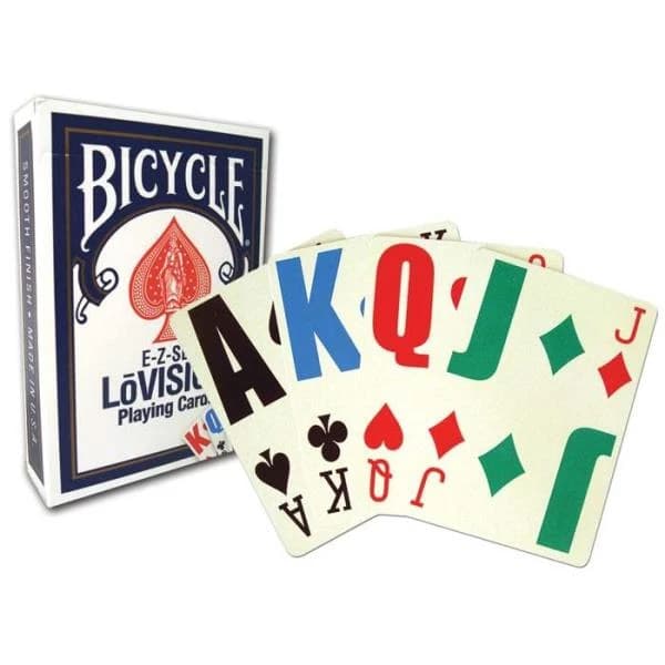 Bicycle® E-Z-SEE Low Vision Playing Cards