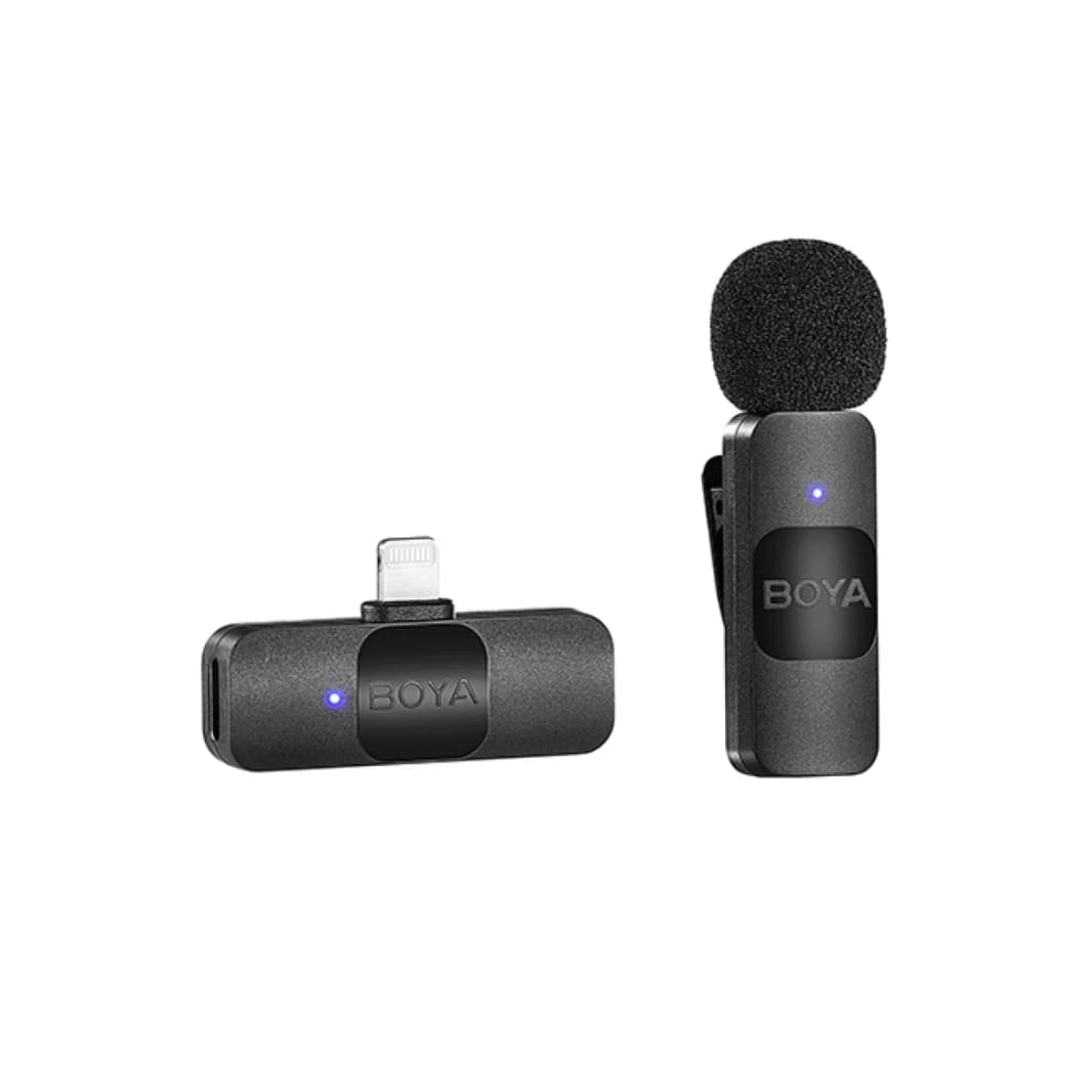 نظام الميكروفون اللاسلكي BOYA BY-V1 Ultracompact 2.4GHz