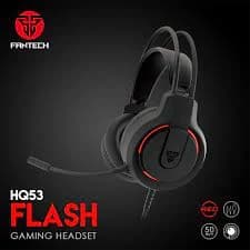 سماعة الألعاب خفيفة الوزن FANTECH FLASH HQ53 باللون الأسود