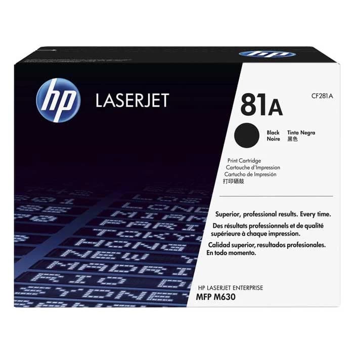خرطوشة حبر HP 81A الأصلية باللون الأسود (CF281A)