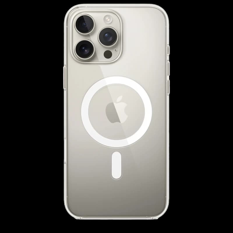 حافظة شفافة مع MagSafe
