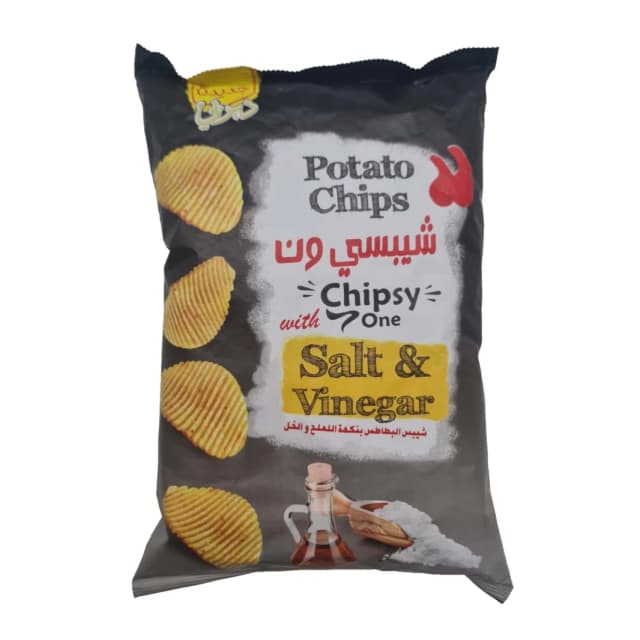 شيبسي شيبس بنكهة الملح والخل 100 غرام