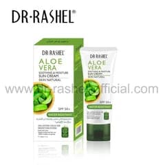 د.راشيل كريم الشمس المرطب والمهدئ بخلاصة الصبار SPF 50+ ومقاوم للماء - 60 جرام