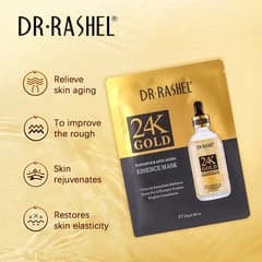 Dr.Rashel 24K Gold Radiance & Anti-Aging Essence Mask - Single