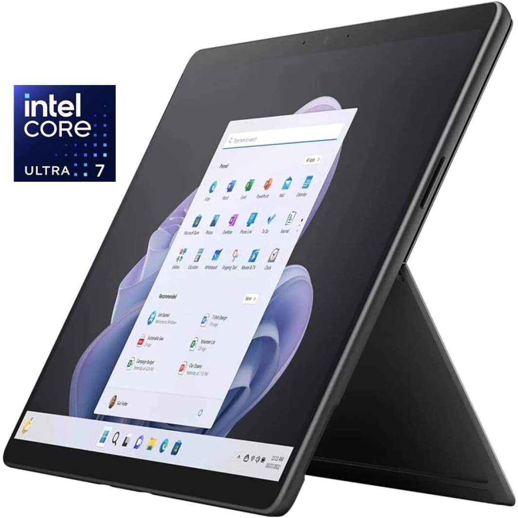 Microsoft Surface Pro 10 (2024) Intel Core Ultra 7 12-Cores AI-Powered 2-in-1 Touch (512GB/16GB) w/ 2.8K 120Hz Display & 256GB Storage - Graphite