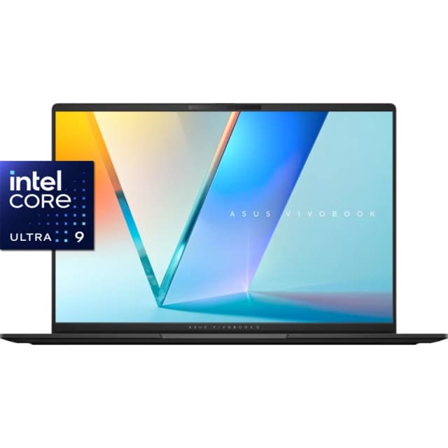 كمبيوتر ASUS Vivobook S 14 Copilot+ (2024) S5406 Intel Core Ultra 9 H-Serise قوي 16 نواة مع بطارية كبيرة وشاشة OLED - أسود محايد