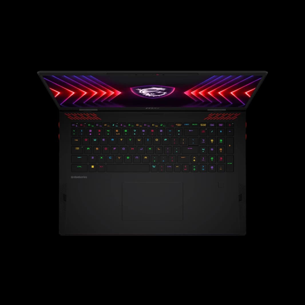 كمبيوتر محمول جديد MSI Raider 18 HX A14VIG Intel Core i9-14900HX 14Gen 24 Core RTX 4070 8GB، 32 GB DDR5، 1TB SSD، 18" QHD+ (2560x1600)، 240Hz IPS SteelSeries KB مع حقيبة ظهر TITAN Gaming ضمان لمدة عام