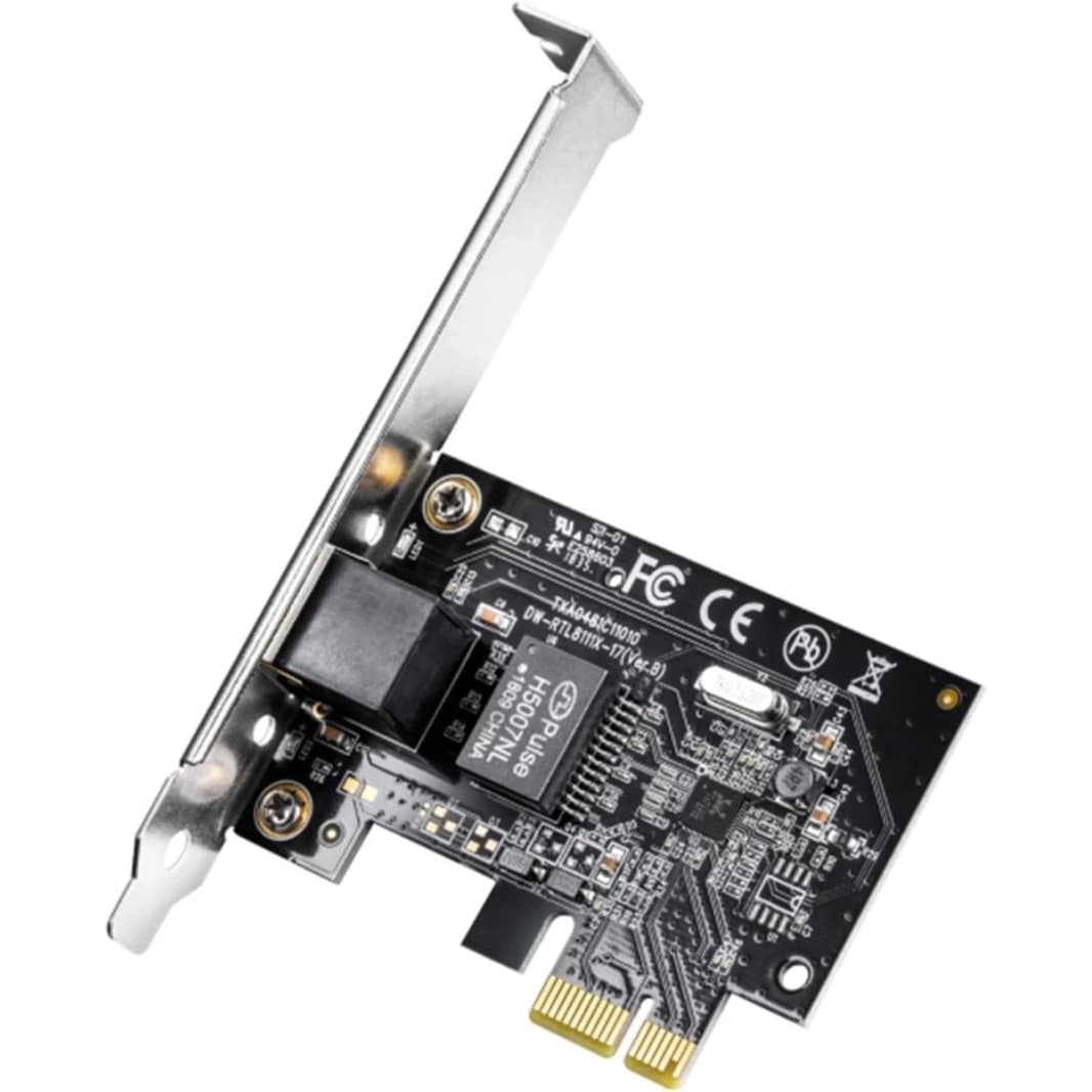 برنامج تشغيل مجاني لبطاقة الشبكة Cudy PE10 Gigabit PCIe بسرعة 10/100/1000 ميجابت في الثانية لمحول الشبكة NIC