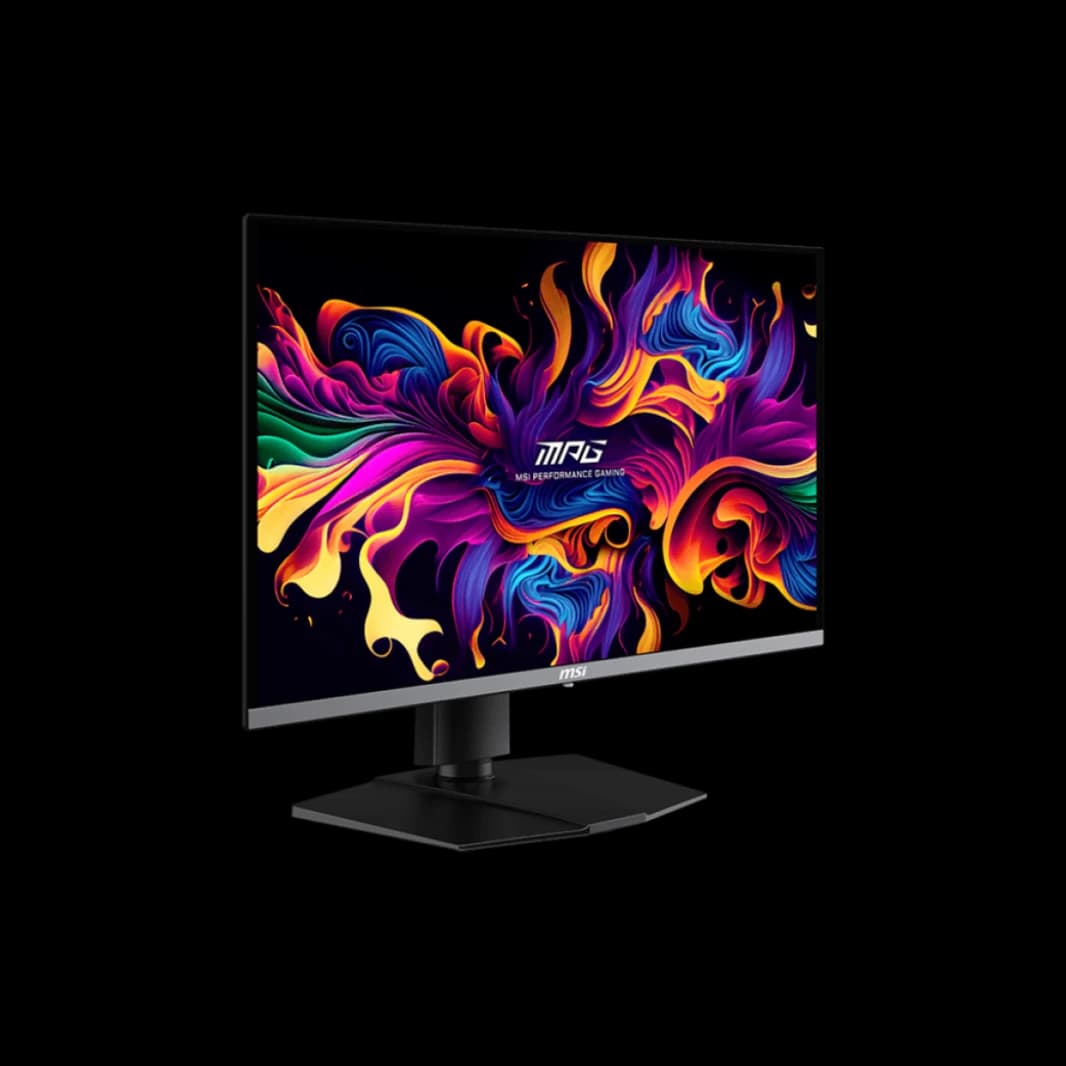 شاشة ألعاب MSI MPG 321URX QD-OLED مقاس 32 بوصة بدقة 4K UHD وتقنية Quantum Dot OLED ووقت استجابة 0.03 مللي ثانية وتردد 240 هرتز وتقنية True Black HDR 400 وتقنية AMD FreeSync™ Premium Pro بقدرة 90 وات و