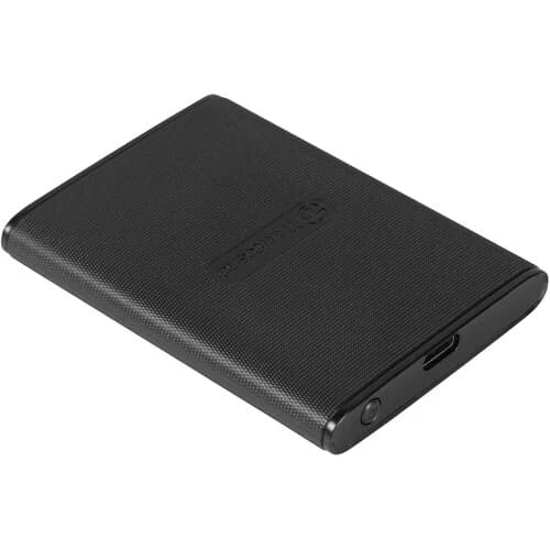 ترانسيند ESD270C SSD خارجي محمول بسعة 1 تيرابايت - أسود