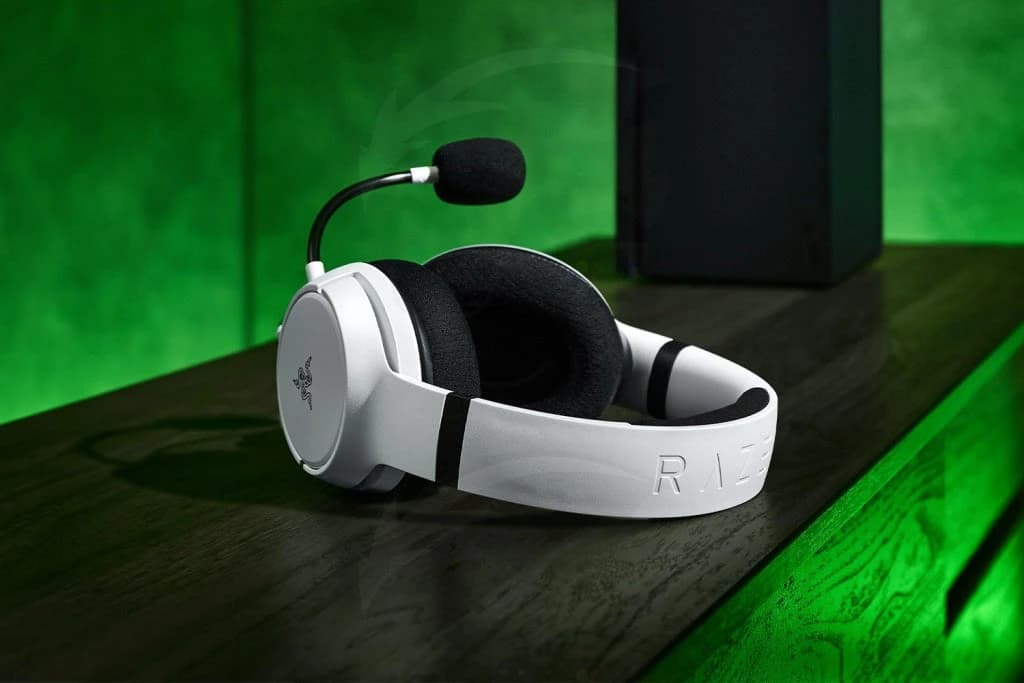 سماعة رأس للألعاب Razer Kaira X لأجهزة Xbox - باللون الأبيض