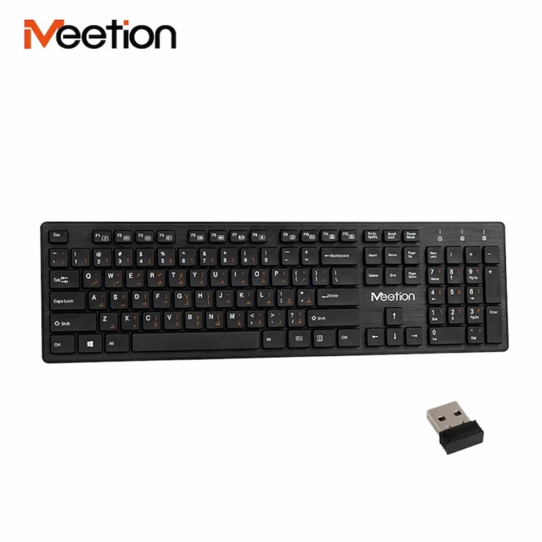 MeeTion MT-WK841 Slim 2.4G Wireless Computer Keyboard