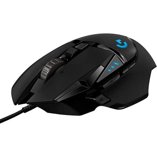 ماوس الألعاب السلكي LOGITECH G502 HERO عالي الأداء بدقة 25600 نقطة في البوصة