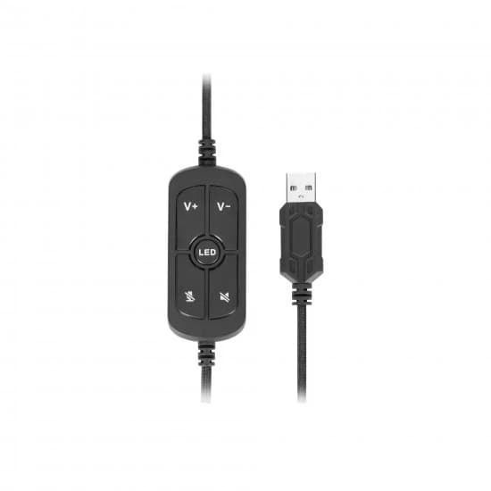 سماعة رأس للألعاب MARVO SCORPION TACTIC X HG9076 7.1 SURROUND SOUND Sound RGB PORT USB مع ميكروفون قابل للفصل