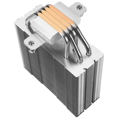 مبرد هواء وحدة المعالجة المركزية Thermalright Assassin Spirit 120 V2، برج واحد مع 4 أنابيب حرارية مقاس 6 مم ومروحة واحدة عالية الأداء، LGA1700