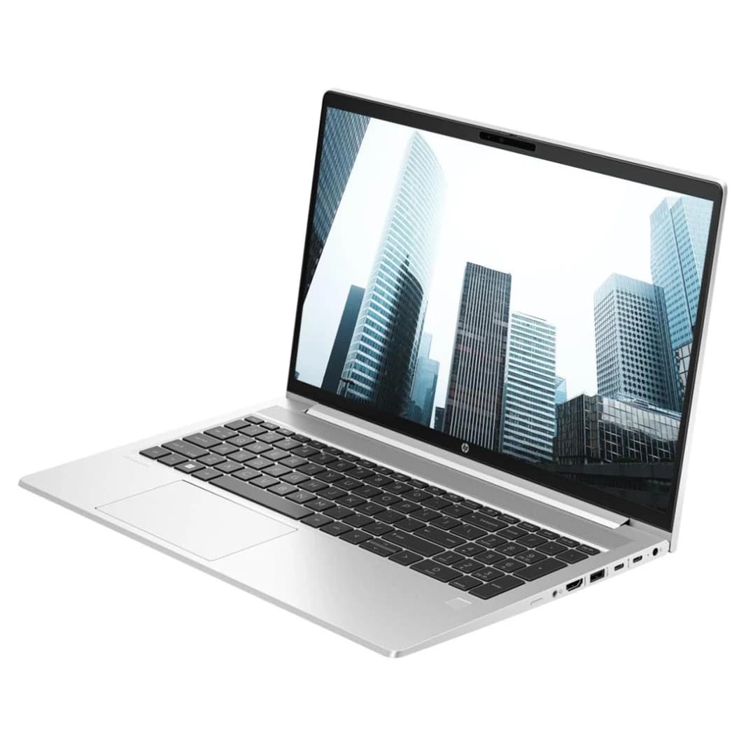 HP ProBook 450 G10 Notebook | Intel Core i5-1335U, 10 Cores, 16GB DDR4, 512GB SSD, 15.6" FHD Anti-Glare, Fingerprint & Backlit KB - Pike Silver Aluminum