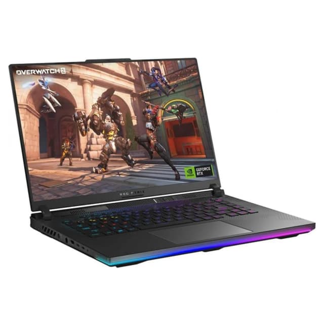 ASUS ROG Strix SCAR 16 Laptop - Intel Core i9-14900HX, RTX 4080, 32GB DDR5, 16" QHD+ 240Hz, with ROG Backpack & ROG Gladius III Mouse, Off Black
