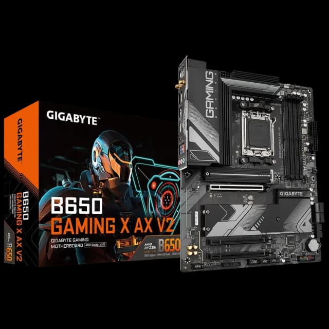 لوحة أم GIGABYTE B650 GAMING X AX V2 DDR5 تعمل بتقنية البلوتوث واللاسلكية لـ AMD