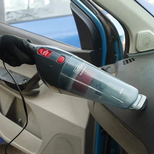 B+D_Nv1200Av-B5 _12Vdc Ebb Dustbuster Auto Hand Vac رمادي وأحمر