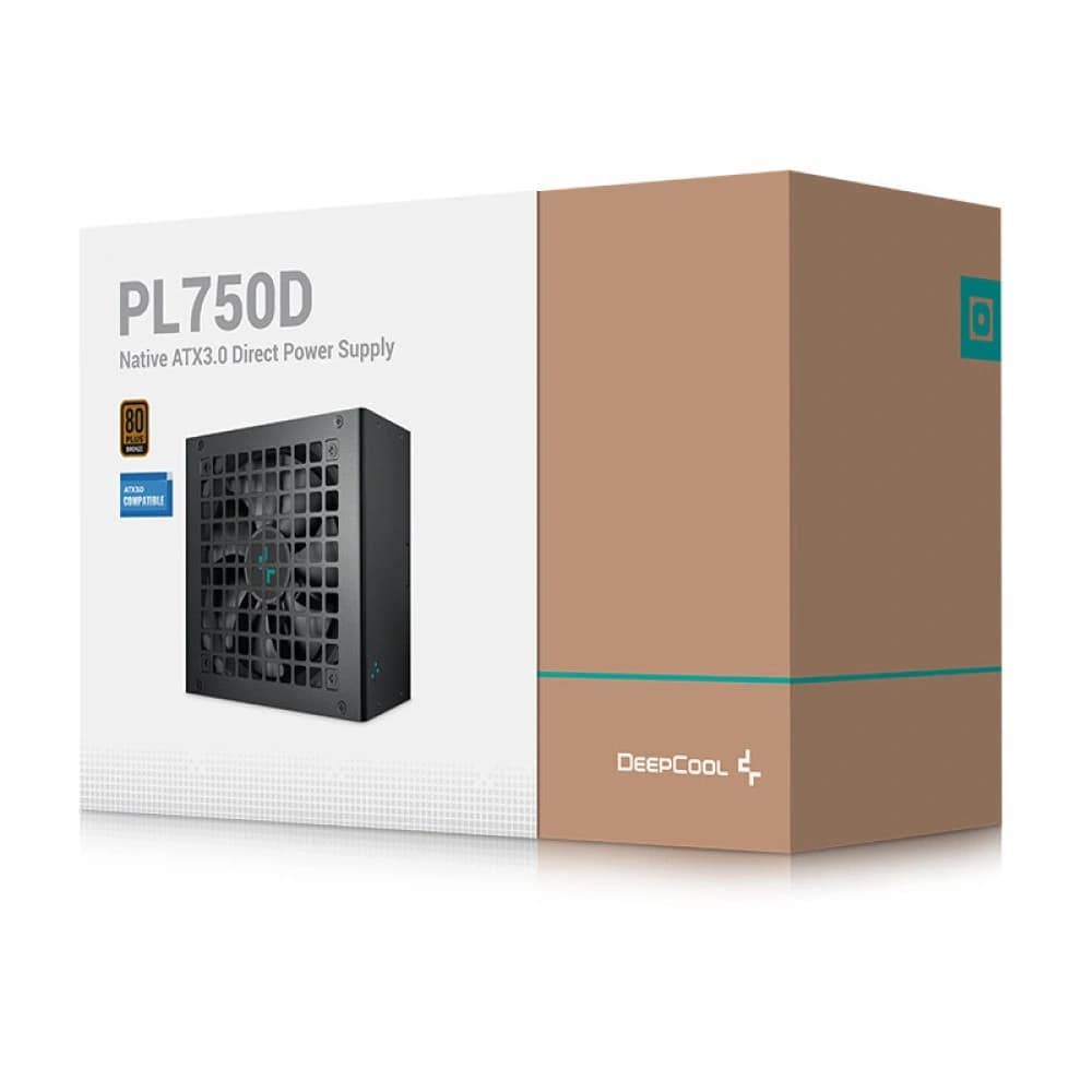 مزود الطاقة DeepCool PL750D 750W 80 Plus Bronze ATX 3.0