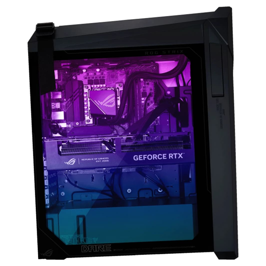 ASUS ROG G16CHR Desktop Gaming - Intel Core i9-14900KF, NVIDIA GeForce RTX 4080, 64GB DDR5, 2TB SSD, Wi-Fi 6E, Bluetooth 5.3, 2 Years Warranty