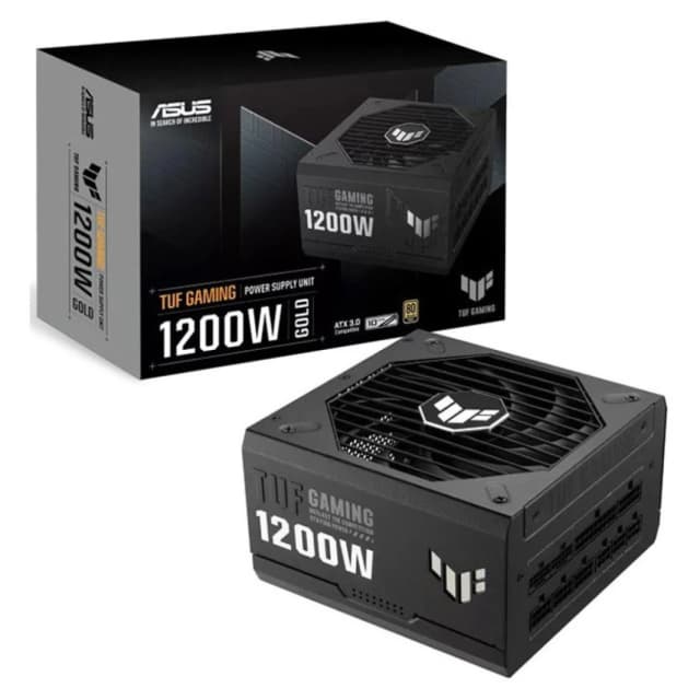 ASUS TUF GAMING 1200W: مزود طاقة 80 Plus Gold كامل الوحدات مع موصل PCIe 5.0