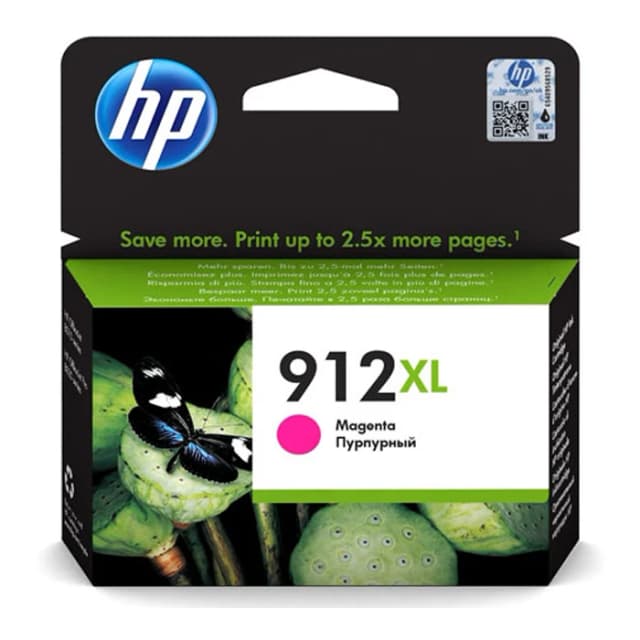 خرطوشة الحبر الأصلية HP 912XL باللون الأرجواني (3YL82AE)