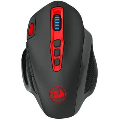 ماوس الألعاب اللاسلكي Redragon M688 Shark 2.4GHz / 7200 نقطة في البوصة / مستشعر بصري / 9 أزرار / 6 مستويات قابلة للتعديل DPI: 500، 1000، 2000، 3000، 4000، 7200
