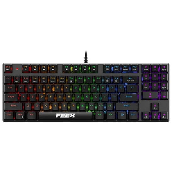 لوحة مفاتيح الألعاب الميكانيكية FEEX PRO K1 - BLUE SWITCH