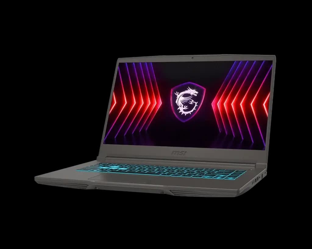 كمبيوتر محمول Msi Thin 15 B13UC للألعاب - معالج Intel Core i5-13420H - GeForce RTX 3050 4GB - شاشة 15.6 بوصة FHD IPS 144Hz