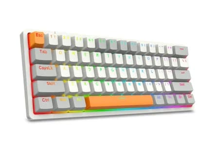 لوحة مفاتيح الألعاب الميكانيكية السلكية أكالي K642-RGB من ريدراغون