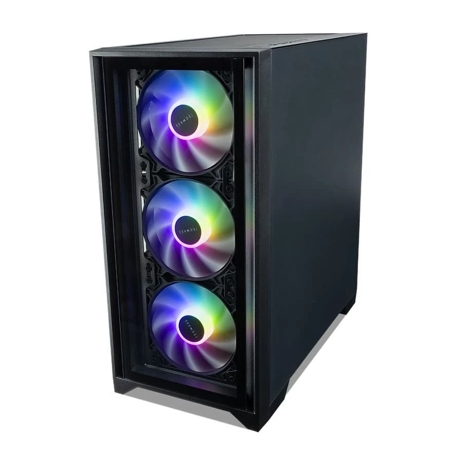 ألعاب الكمبيوتر الشخصي -PC2- CORE I5-12400F / AIR COODING / M.B H610M / 16GB 3200 / RTX 4060 8GB DDR6 / GAMING CASE / POWER SUVENT 500W / SSD 500GB NVME