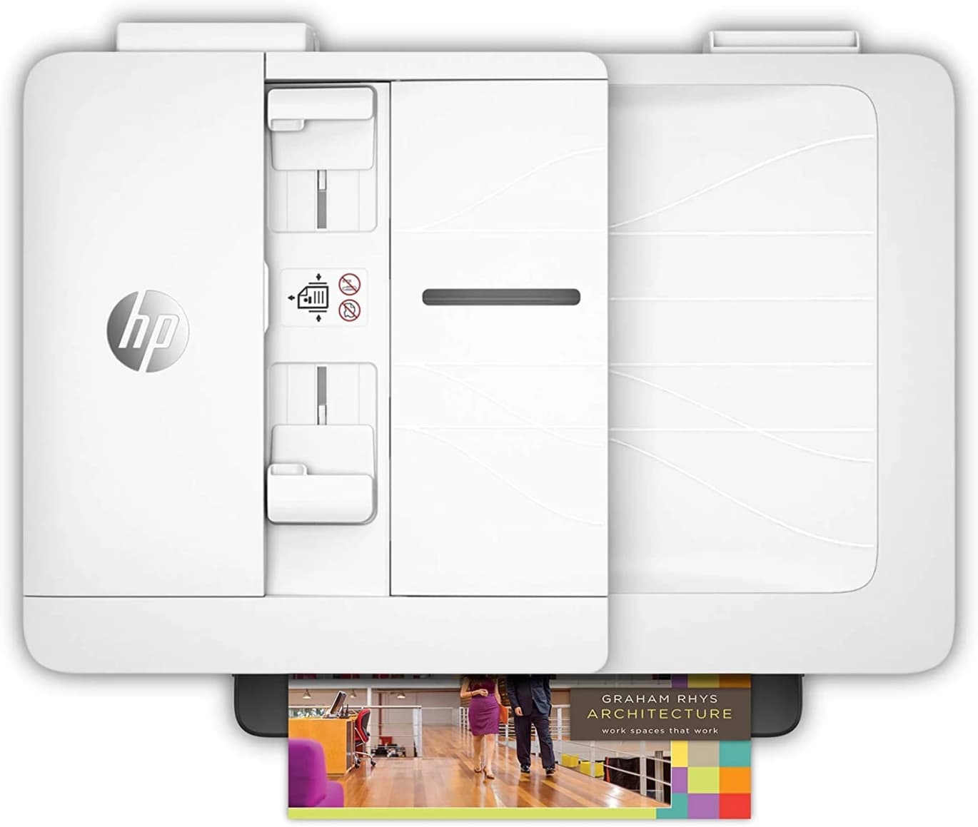 HP OfficeJet Pro 7740 All-in-One A3 Wide Format Wireless Printer مع وحدة تغذية أوتوماتيكية للوثائق ، ومستحضر الشبكة ، وطباعة دوبلكس وماسحة ضوئية A3
