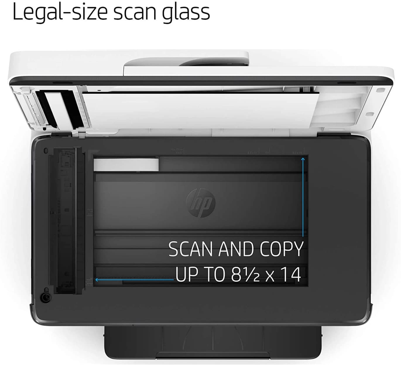 HP OfficeJet Pro 7720 A3 Wide Format Coll-in-One INKJET COLLED مع وحدة تغذية مستندات تلقائية ، طباعة مزدوجة ، جاهزة للشبكة و WI-FI
